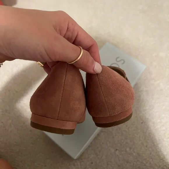 Rhinestone Mauve Flats - Picture 6 of 11